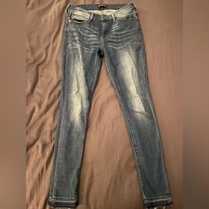 Express skinny jeans, size 2 mid rise